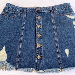 Jean skirt